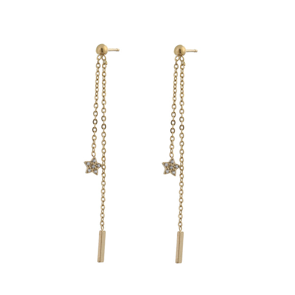 GO Dutch Label Oorknop chain tube star