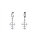 Go Dutch Label Earrings Cross Crystal E1062