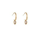 Go Dutch Label Stud earrings crystal drop