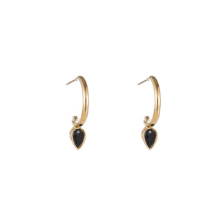 Koop black Go Dutch Label Stud earrings crystal drop