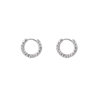 Koop silver Go Dutch Label Earrings with small motif