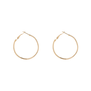 Koop gold Go Dutch Label Earrings with twisted motif