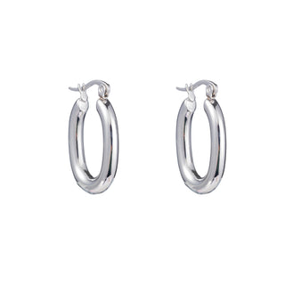 Go Dutch Label Hoop earrings oval