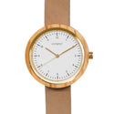 HOT&TOT | MIA WOODEN LADIES WATCH | 36MM | GOLD | OLIVE WOOD