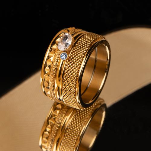 iXXXi Basic-Ring Gold 14 mm (16–21 mm)