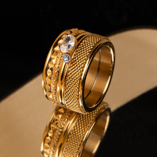 iXXXi Basic-Ring Gold 12 mm (16–21 mm)