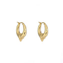Michelle Bijoux Earrings Bali large Gold