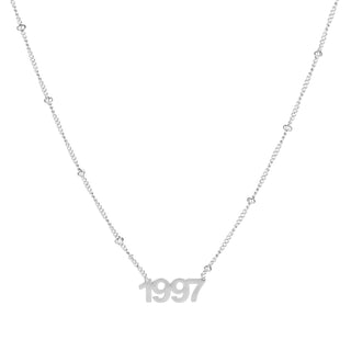 Necklace year silver