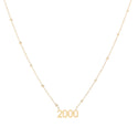 Necklace year gold