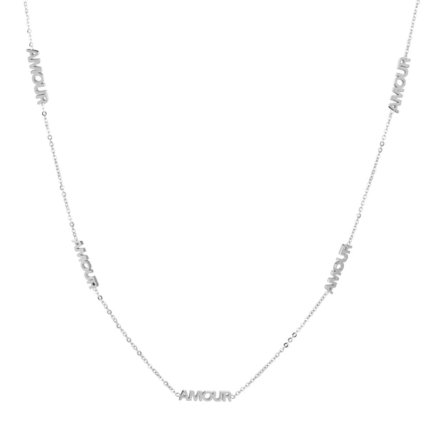 Michelle Bijoux necklace Amour silver