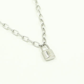 Kopen zilver Michelle Bijoux Sleutel ketting hart