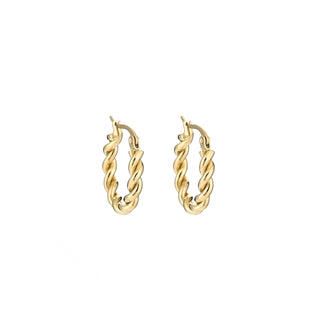Koop gold Michelle Bijoux Earrings Twisted
