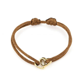 Koop brown Michelle Bijoux Bracelet 2 Hearts One Size Gold
