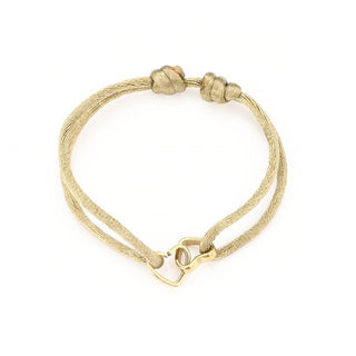 Michelle Bijoux Armband 2 Herzen Einheitsgröße Gold