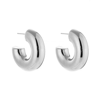 Koop silver Michelle Bijoux Hoop earrings