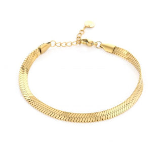 Kopen goud Michelle Bijoux Armband slang