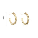 Michelle Bijoux Earrings chain hoop