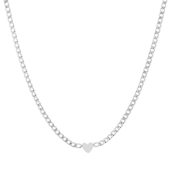 Michelle Bijoux Necklace Heart Large Link