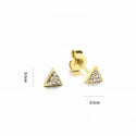 Michelle Bijoux Earring Triangle Crystal