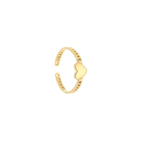 Michelle Bijoux Ring Chain Hart (One Size)