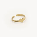 Michelle Bijoux Ring Chain Heart (One Size)
