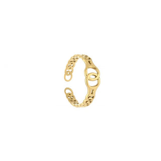 Koop gold Michelle Bijoux Ring Infinity Necklace (One Size)