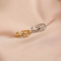 Michelle Bijoux Ring Infinity Halskette (Einheitsgröße)
