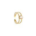 Michelle Bijoux Ring Dubbel Goud (One Size)