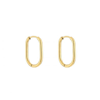 Michelle Bijoux Earring Hoop Oval