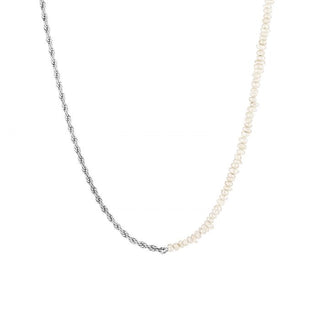 Kaufen silber Michelle Bijoux Halskette Perlenhalskette