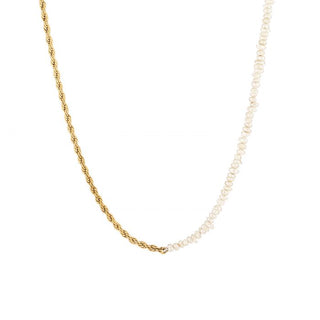 Kaufen gold Michelle Bijoux Halskette Perlenhalskette