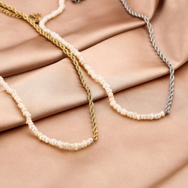 Michelle Bijoux Necklace Pearls Necklace