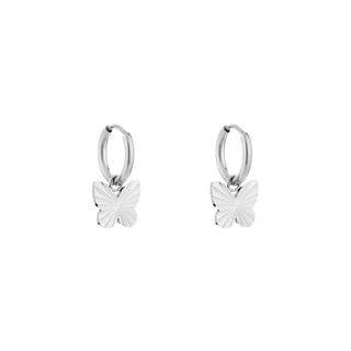 Michelle Bijoux Earring Butterfly Silver