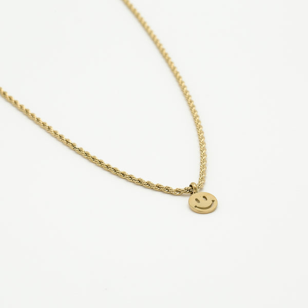 Michelle Bijoux Necklace Smiley Twisted
