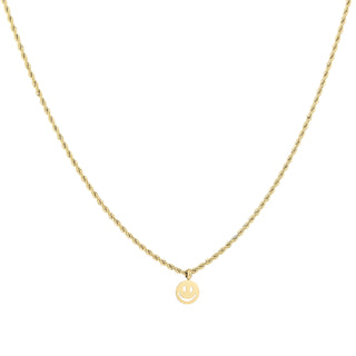 Koop gold Michelle Bijoux Necklace Smiley Twisted