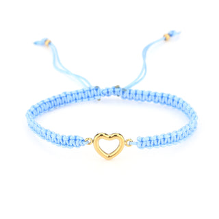 Kopen blauw Michelle Bijoux Armband Goud Hart diverse kleuren