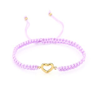 Koop purple Michelle Bijoux Anklet Gold Heart