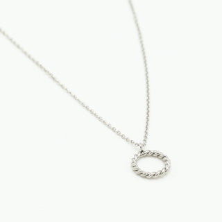 Runde Halskette von Michelle Bijoux aus Silber