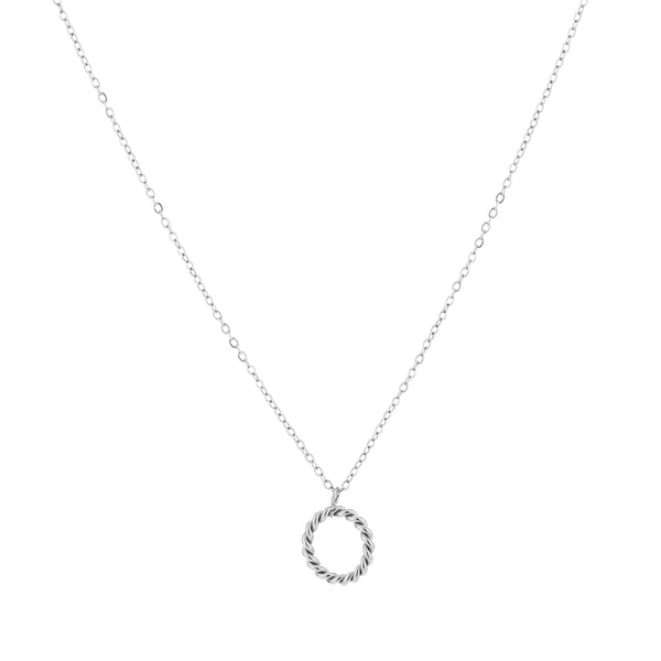 Runde Halskette von Michelle Bijoux aus Silber