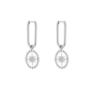 Koop silver Michelle Bijoux Earring morning star crystal