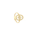 Michelle Bijoux Ring morning star crystal dots