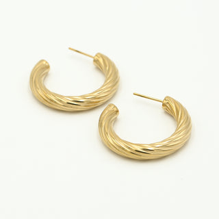 Koop gold Michelle Bijoux Earring Twisted