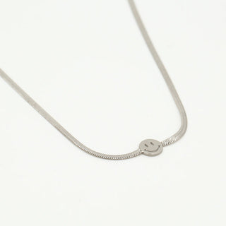 Koop silver Michelle Bijoux Necklace smiley snake link