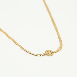 Michelle Bijoux Necklace smiley snake link