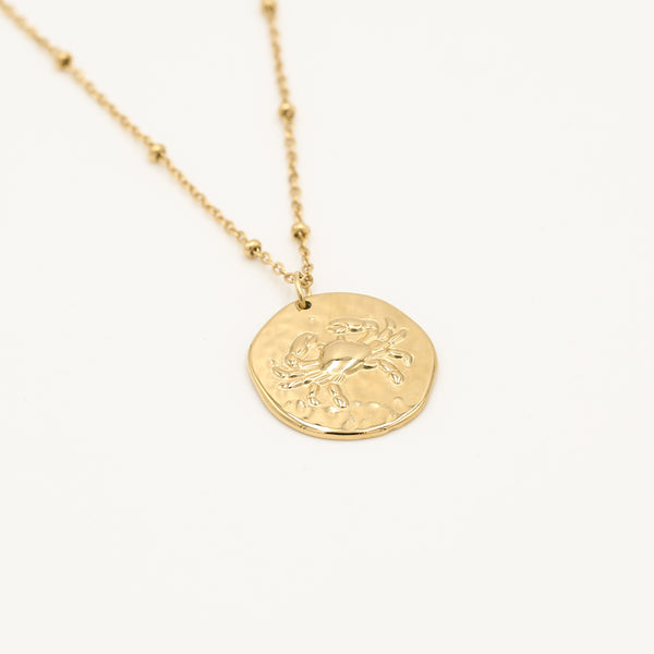 Michelle Bijoux Necklace Cancer - Cancer Gold