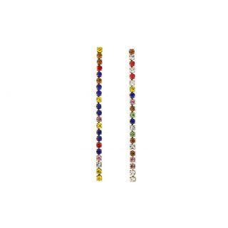 Kaufen multi Michelle Bijoux Ohrstecker-Halskette mit Strasssteinen