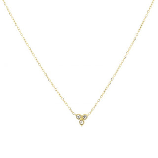 Koop gold Michelle Bijoux necklace 3 dots crystal