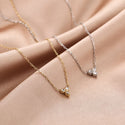 Michelle Bijoux necklace 3 dots crystal