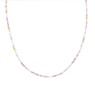 Koop purple Michelle Bijoux Necklace natural stone