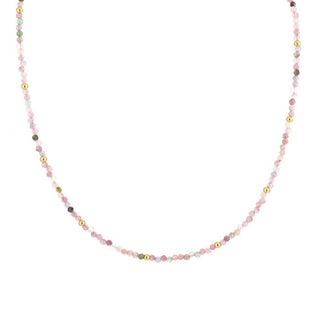 Koop pink Michelle Bijoux Necklace natural stone
